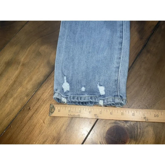 Kancan Women's Jeans Straight Fit Distressed Medium Wash Size 11/29 - Picture 9 of 10